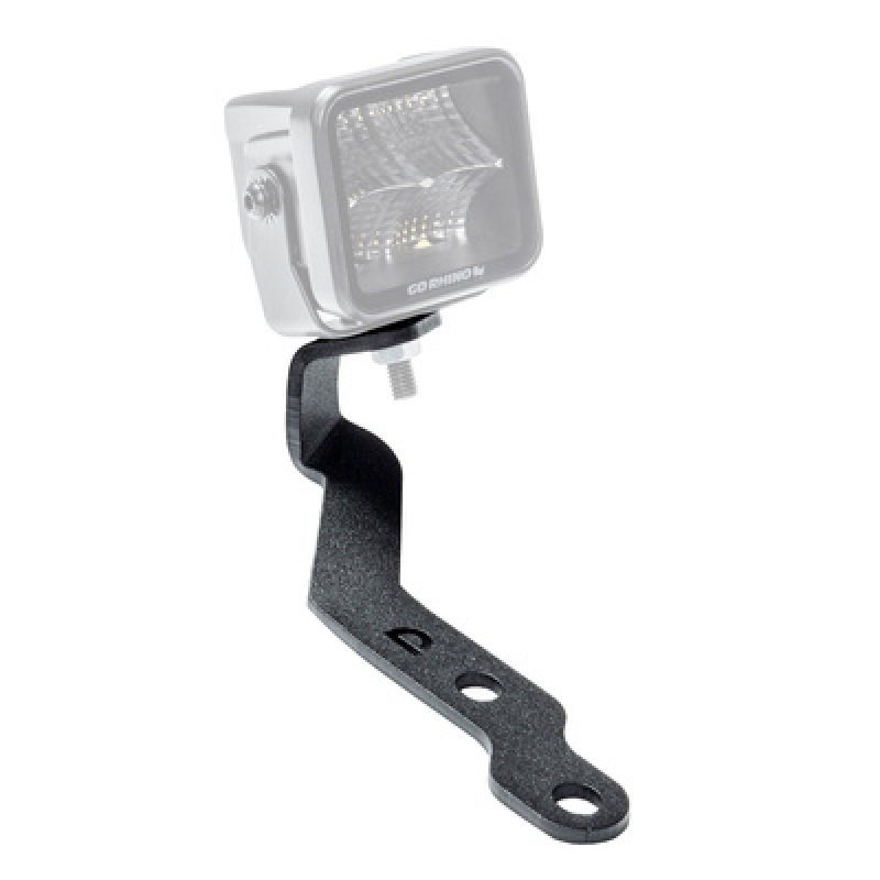 Mercedes-Benz Sprinter 2500 Light Mounts - Go Rhino - XE Hood Hinge Cube Light Mount - Textured Black - `14-`22
